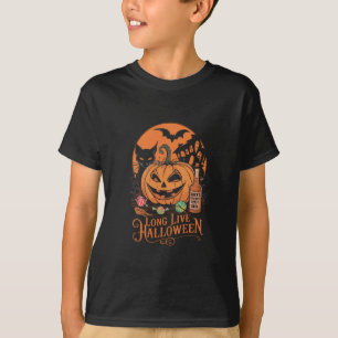 Camiseta Retro Halloween Viva a temporada assustadora de ou