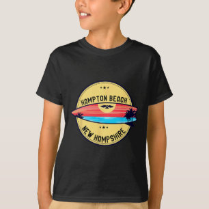 Camiseta Retro Hampton Beach New Hampshire Praia Surfando M