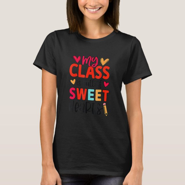 Camiseta Retro Happy 100 Days Of School Kindergarten Teache (Frente)