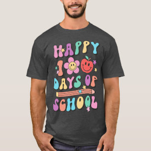 Camiseta Retro Happy 100 dias de oferta escolar