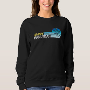 Camiseta Retro Happy Hanukkah Menorah Vintage - Vela Judaic