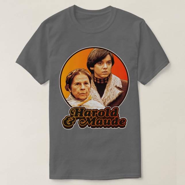 Camiseta Retro Harold E Maude Tribute (Frente do Design)