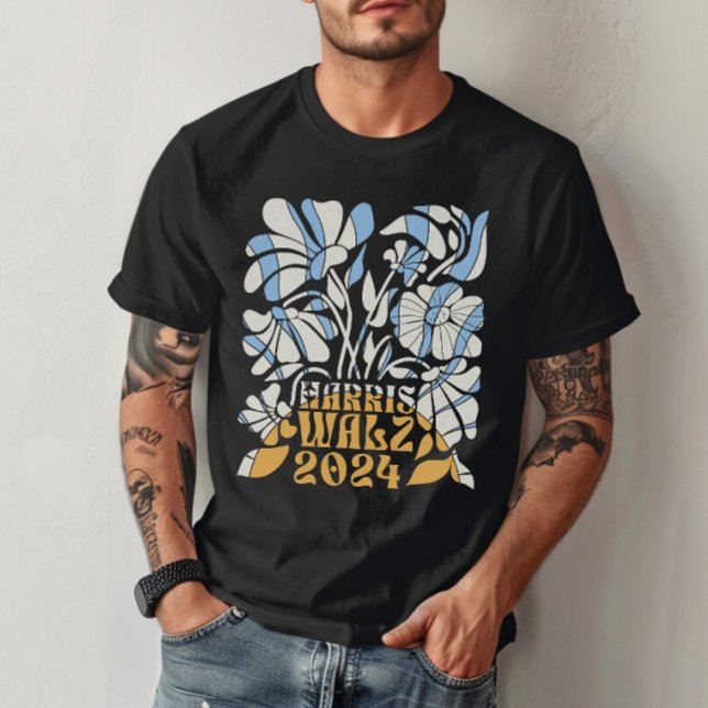 Camiseta Retro Harris e Walz 2024 Sunshine (Criador carregado)