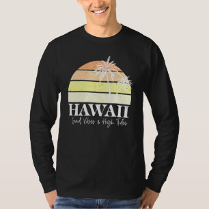 Camiseta Retro Havaí Verão Havaiano Praia Tropical Férias
