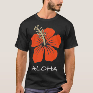 Camiseta Retro Havaiano Hibiscus Floral Tropical Bea