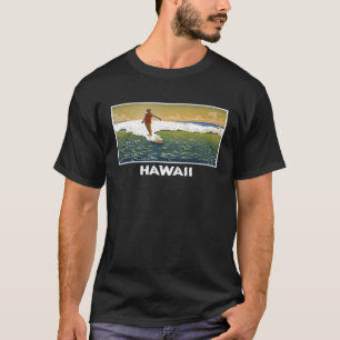 Camiseta Retro Hawaii Long Conselho Surfer Island Premium