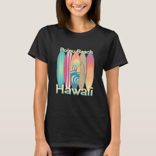 Camiseta Retro Hawaii Poipu Beach Surf das Ilhas Havaianas