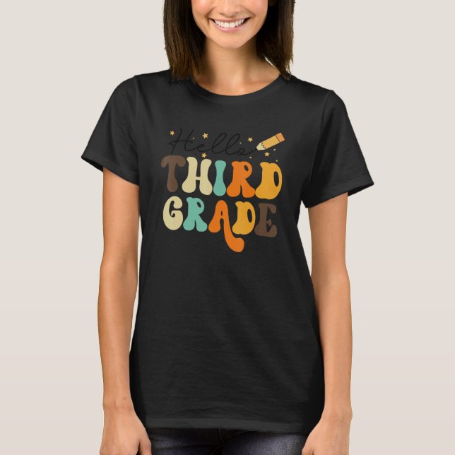 Camiseta Retro Hello Terceiro Grau Equipe 3º Grau Voltar a  (Frente)
