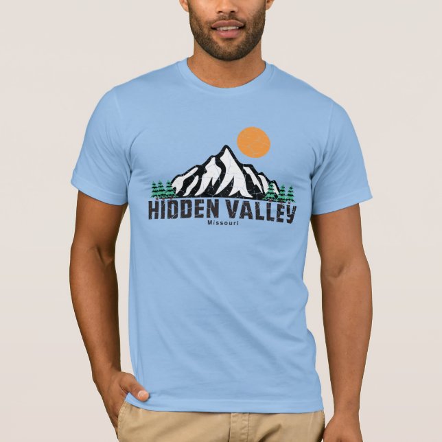 Camiseta Retro Hidden Valley, Missouri (Frente)