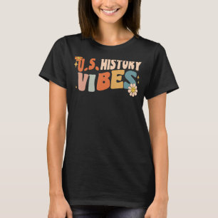 Camiseta Retrô História Americana Vibes Professoras Mulhere