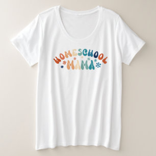 Camiseta Retro Homeschool Mãe