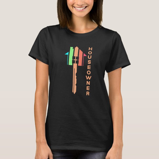 Camiseta Retro Houseowner Vintage Homeowner Housewarming Pa (Frente)