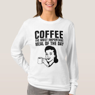 CAMISETA RETRO HOUSEWIFE CAFÉ MAIS IMPORTANTE