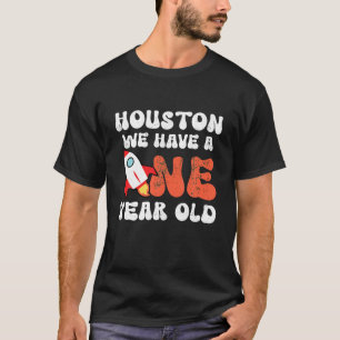 Camiseta Retro Houston Temos Um primeiro aniversario De Um 