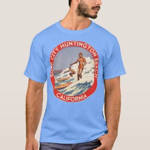 Camiseta Retro Huntington Beach CA 70s Surf City Souvenir