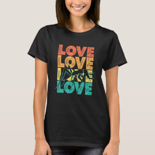 Camiseta Retro I Love Ant Idea For Insett