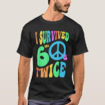 Camiseta Retro I SURVIVED My SIXTIES TWICE 70th Birthday Jo<br><div class="desc">Retro I SURVIVED My SIXTIES TWICE 70th Birthday Joke 60s</div>