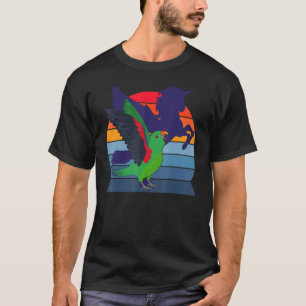Camiseta Retro I Wingn Unicorn I Gritando Machos Eclectus P