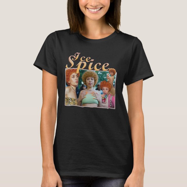 Camiseta Retro Ice Spice Rapper (Frente)