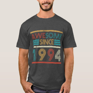 Camiseta Retro Incrível Desde 1994 29º Aniversário 29 Anos