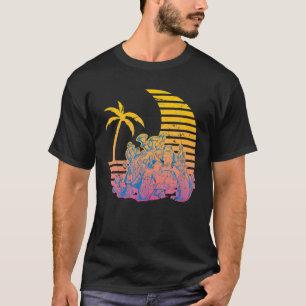 Camiseta Retro - Indie Aesthetic - Vaporwave - Turtle - Pop