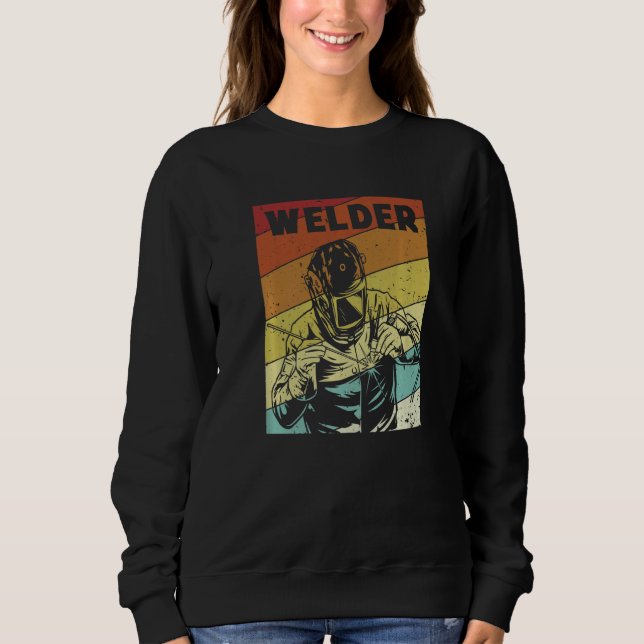 Camiseta Retro Inspector Tig Tack Mig Rig Technician Welder (Frente)