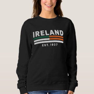 Camiseta Retro Ireland Flag-Inspirou Heritage Est. Aes 1937