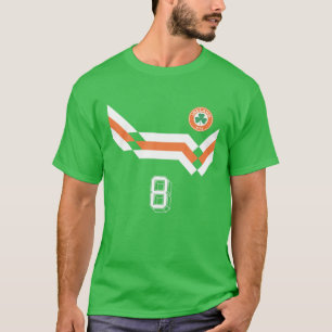 Camiseta Retro Ireland Soccer Jersey Eire Crest Irish Clove