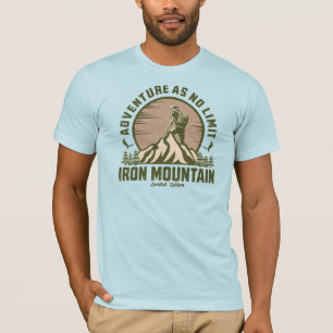 Camiseta Retro Iron Mountain Hike