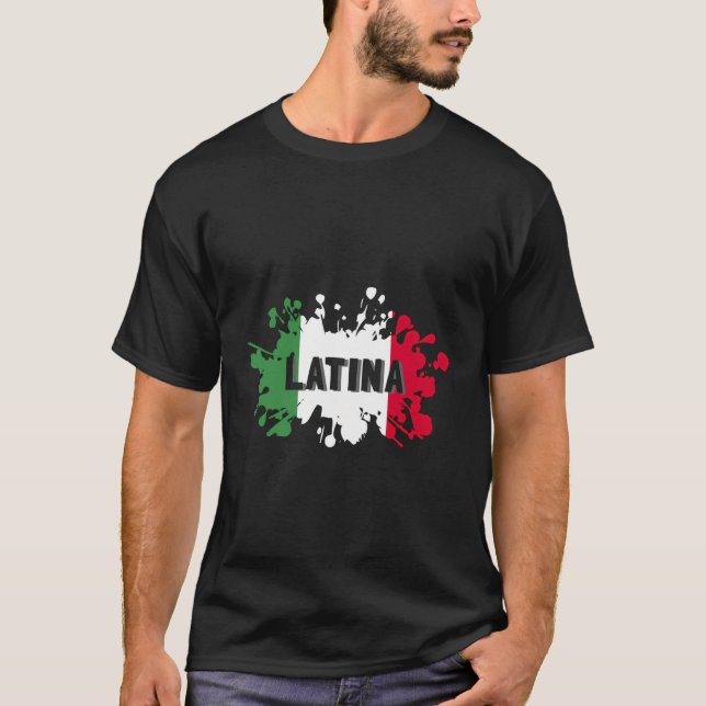 Camiseta Retro Itália Cidade Latina (Frente)