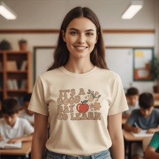Camiseta Retro It's A Good Day To Learn Teacher  | Groovy A