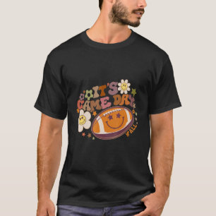Camiseta Retro It's Game Day Hippie American Football Happy