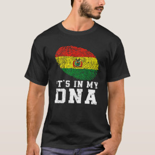 Camiseta Retro It's In My Dna Bolivia Flag Patriotic