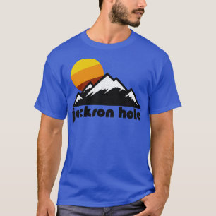 Camiseta Retro Jackson Hole Tourist Souvenir Viagem Design