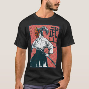 Camiseta Retro Japão Geisha Trabalho de arte Japonês Onna