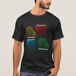Camiseta Retro Jazz Music Colorful Piano Premium