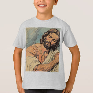Camiseta Retro Jesus Cristão Infantil