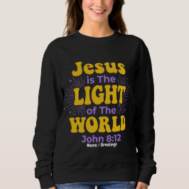 Camiseta Retro Jesus é a Luz do Mundo João 8 12