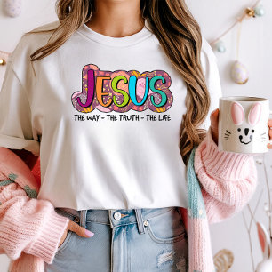 Camiseta Retro Jesus Faith Páscoa