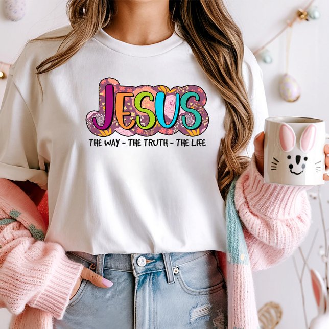 Camiseta Retro Jesus Faith Páscoa (Criador carregado)