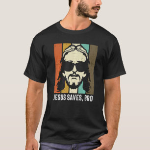 Camiseta Retro Jesus Salva Meu Deus Senhor Salvador Cristo 