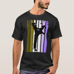 Camiseta Retro Judo Girls Mulheres Karate Judo Birthday Com