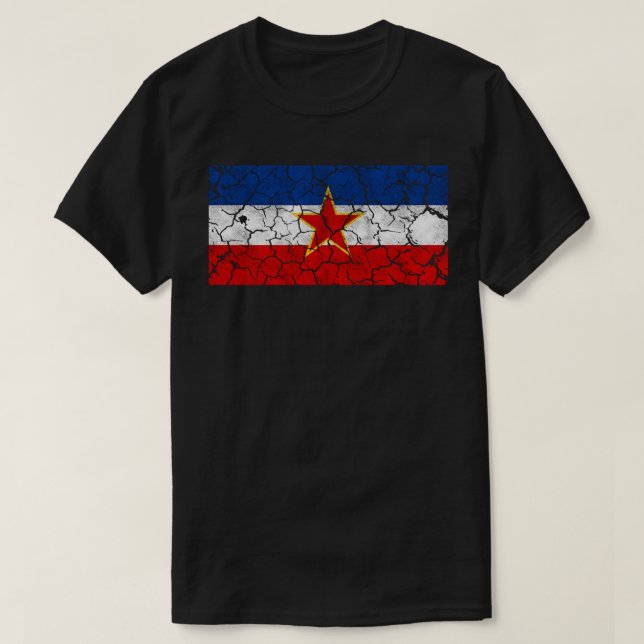 Camiseta Retro Jugoslávia (Frente do Design)
