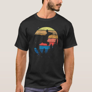 Camiseta Retro Kangaroo Austrália Animal Kangaroo