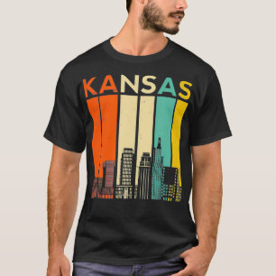 Camiseta Retro Kansas City Missouri Vintage Jazz Cidade de