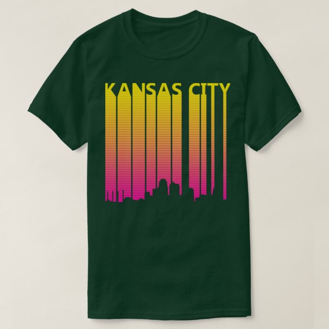 Camiseta Retro KansasCity dos anos 80 (Frente do Design)