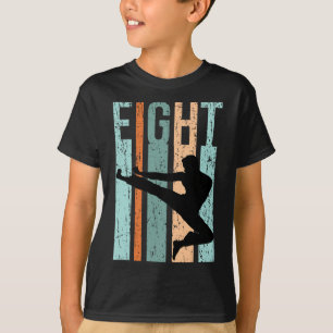Camiseta Retro Karate 8º aniversário 8º Judo Men Kung Fu Ki