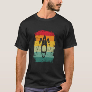 Camiseta Retro Kayak Canoé Ampla Funny Kayaking Paddling Ka