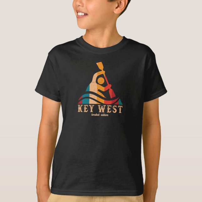 Camiseta Retro Key West Kayaking (Frente)