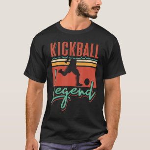 Camiseta Retro Kickball Legend Sports Vintage Kick Ball Pla